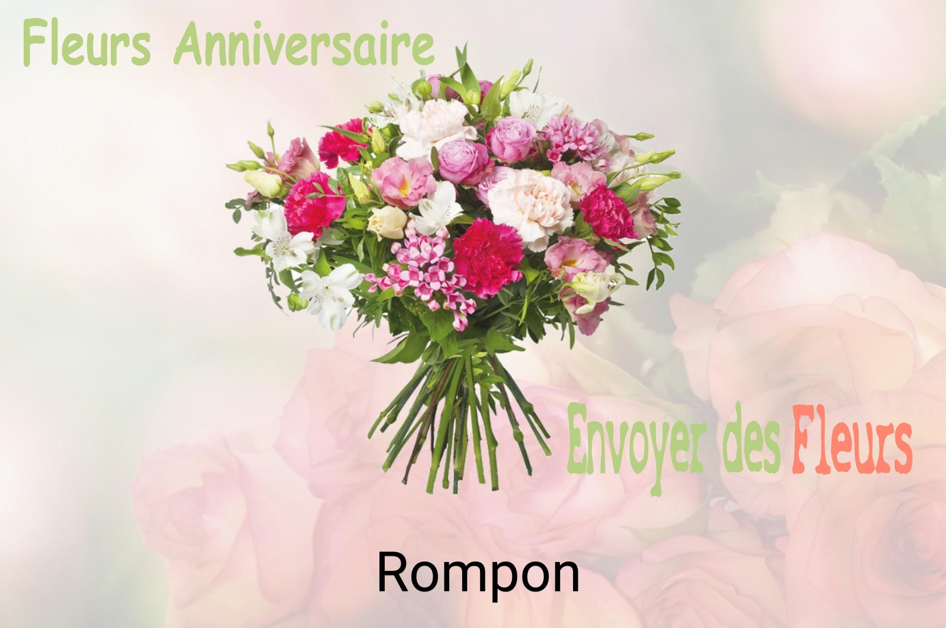 Bouquet de fleurs d’anniversaire livré à Rompon